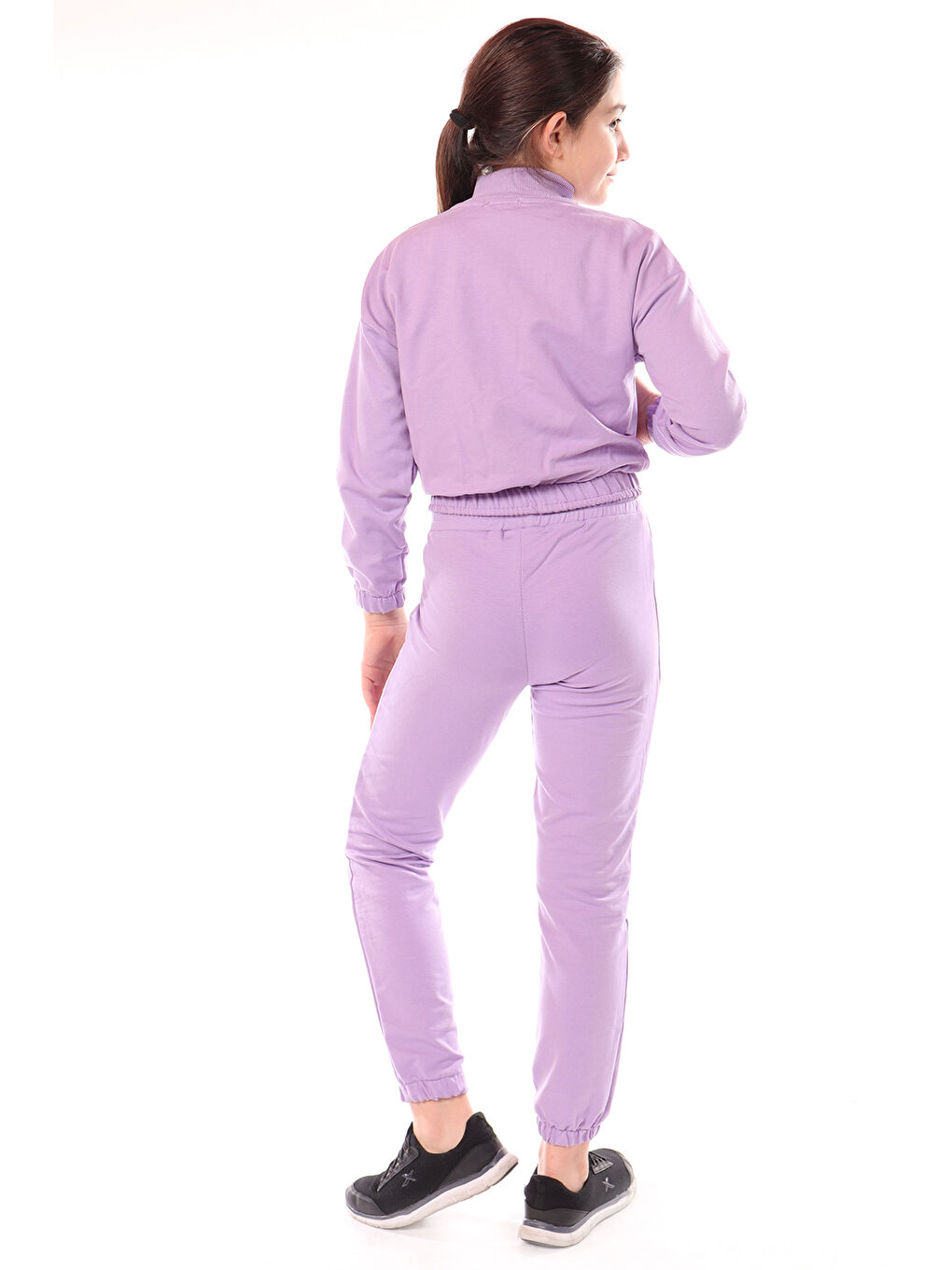 Lila Kız Çocuk Eşofman Takım-1