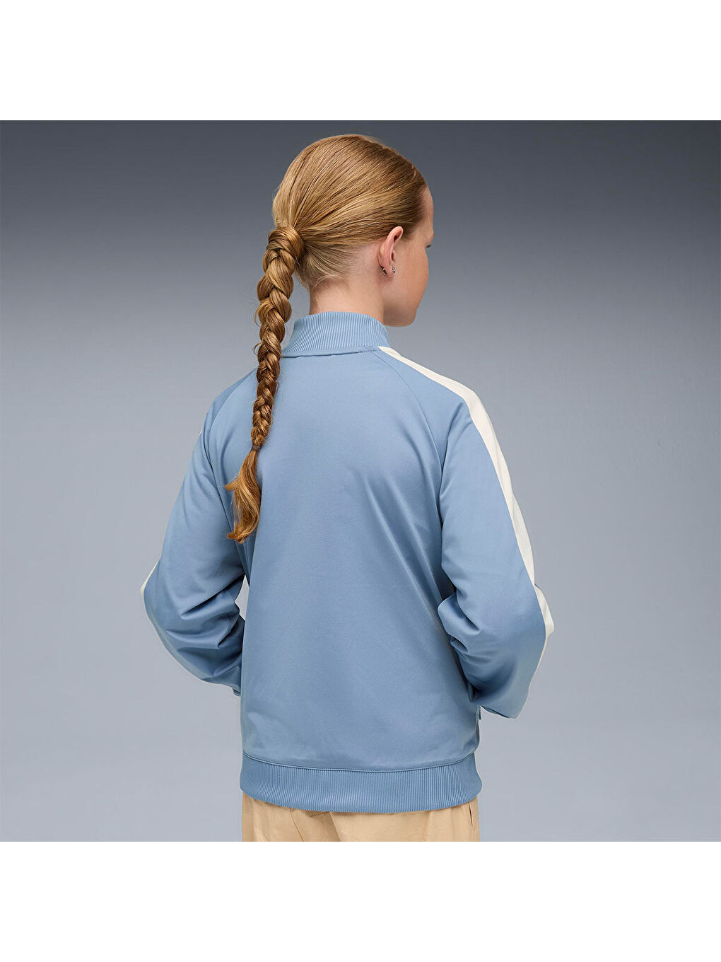 T7 Always On Çocuk Mavi Dik Yaka Ceket-4