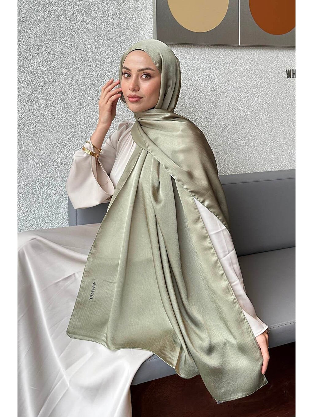 Janjan Şal Mint Yeşili-1