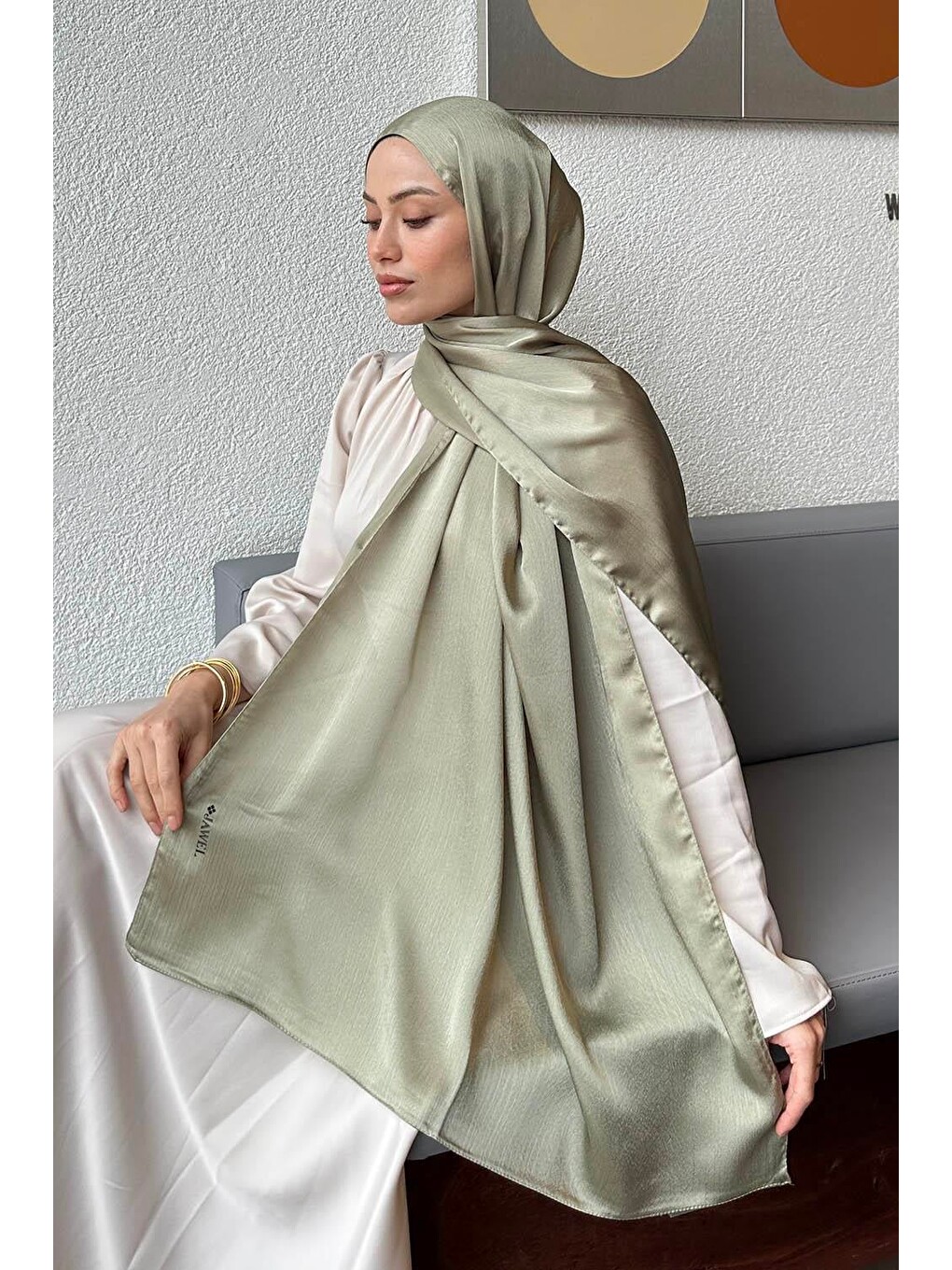 Janjan Şal Mint Yeşili-3