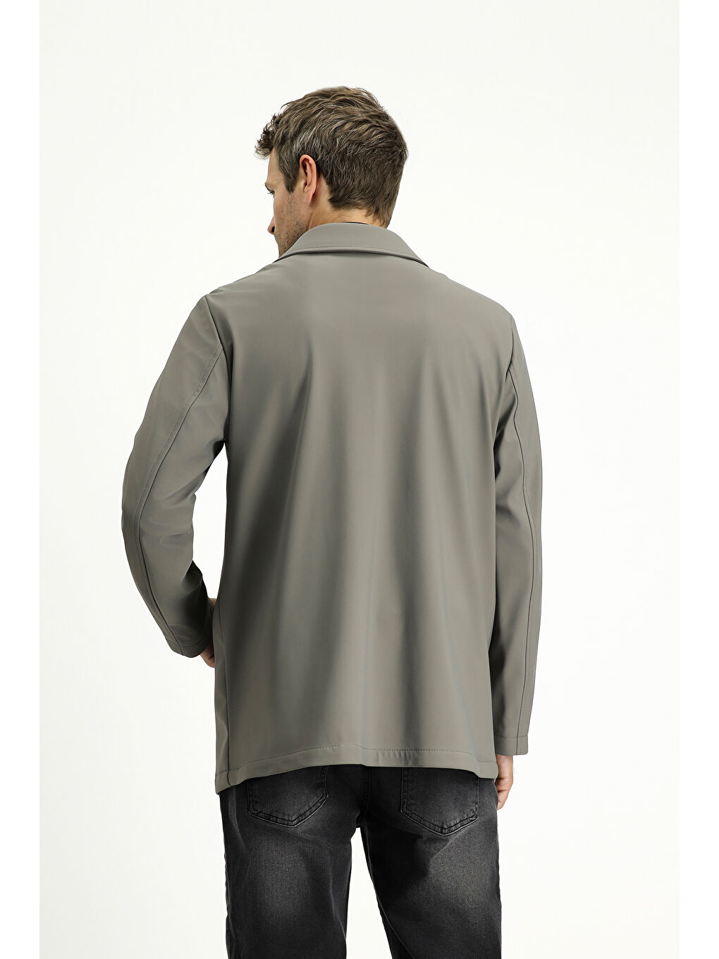 Kahverengi Techno-Line Elastanlı Pardösü & Trençkot-4