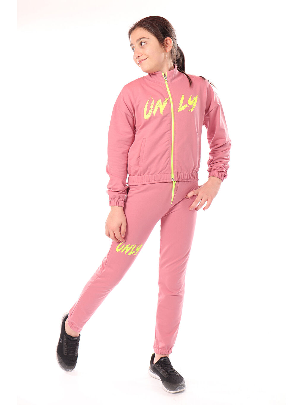 Pembe Kız Çocuk Eşofman Takım