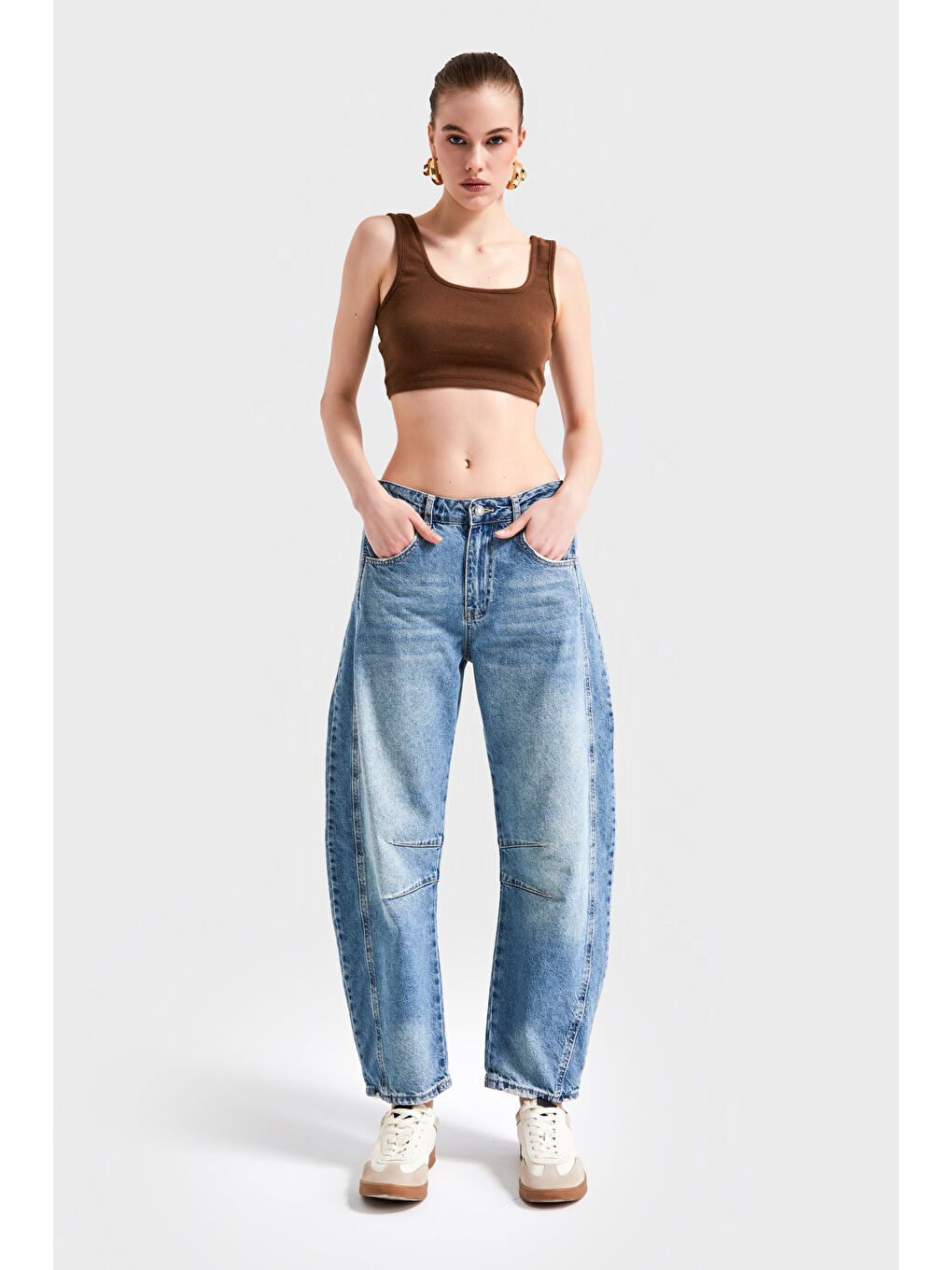 Mavi Kadın G.Kot Rengi 2S5-31 Midrise Barrel Fit %100 Pamuk Denim-4