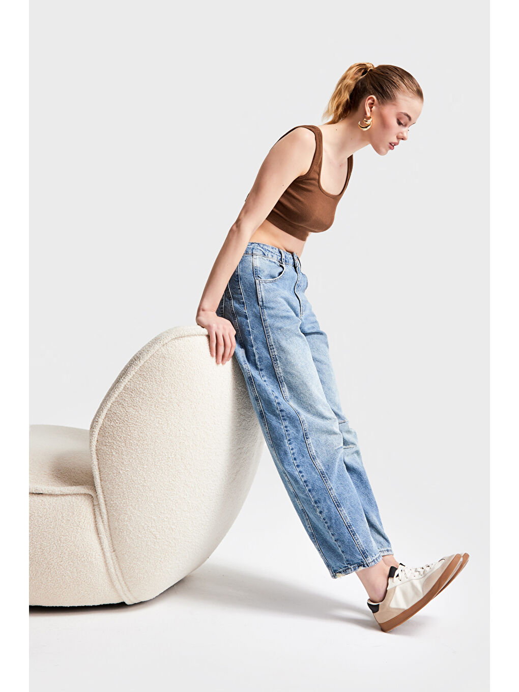 Mavi Kadın G.Kot Rengi 2S5-31 Midrise Barrel Fit %100 Pamuk Denim-5