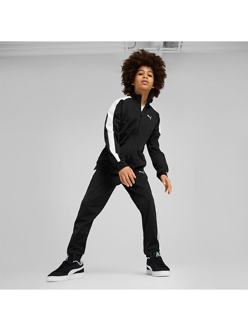 T7 Always On Çocuk Siyah Dik Yaka Ceket-3