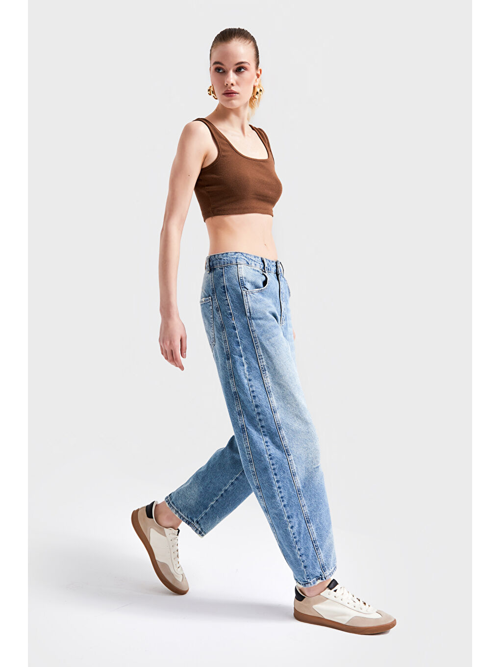 Mavi Kadın G.Kot Rengi 2S5-31 Midrise Barrel Fit %100 Pamuk Denim-6