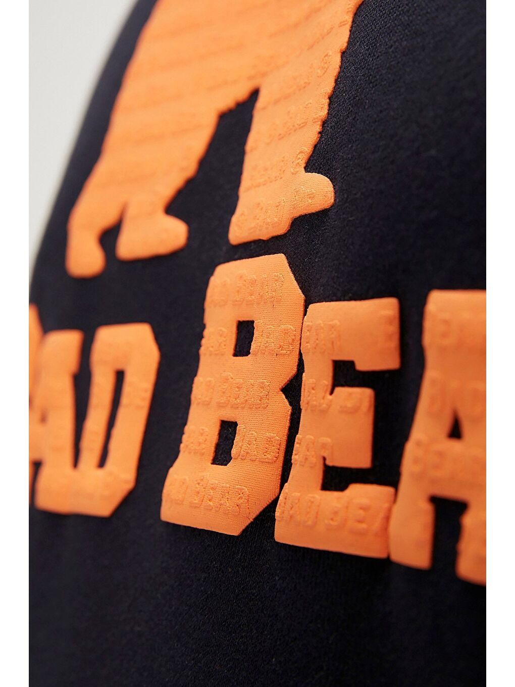 Bad Bear Lacivert Logo Crewneck Lacivert Baskılı Erkek Sweatshirt - 1