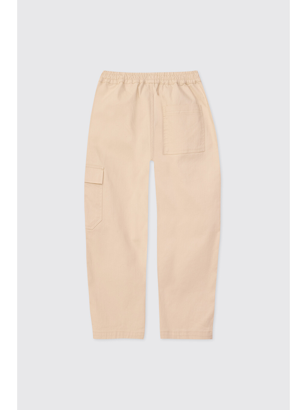 Erkek Çocuk Beli Lastikli Bej Pantolon-1
