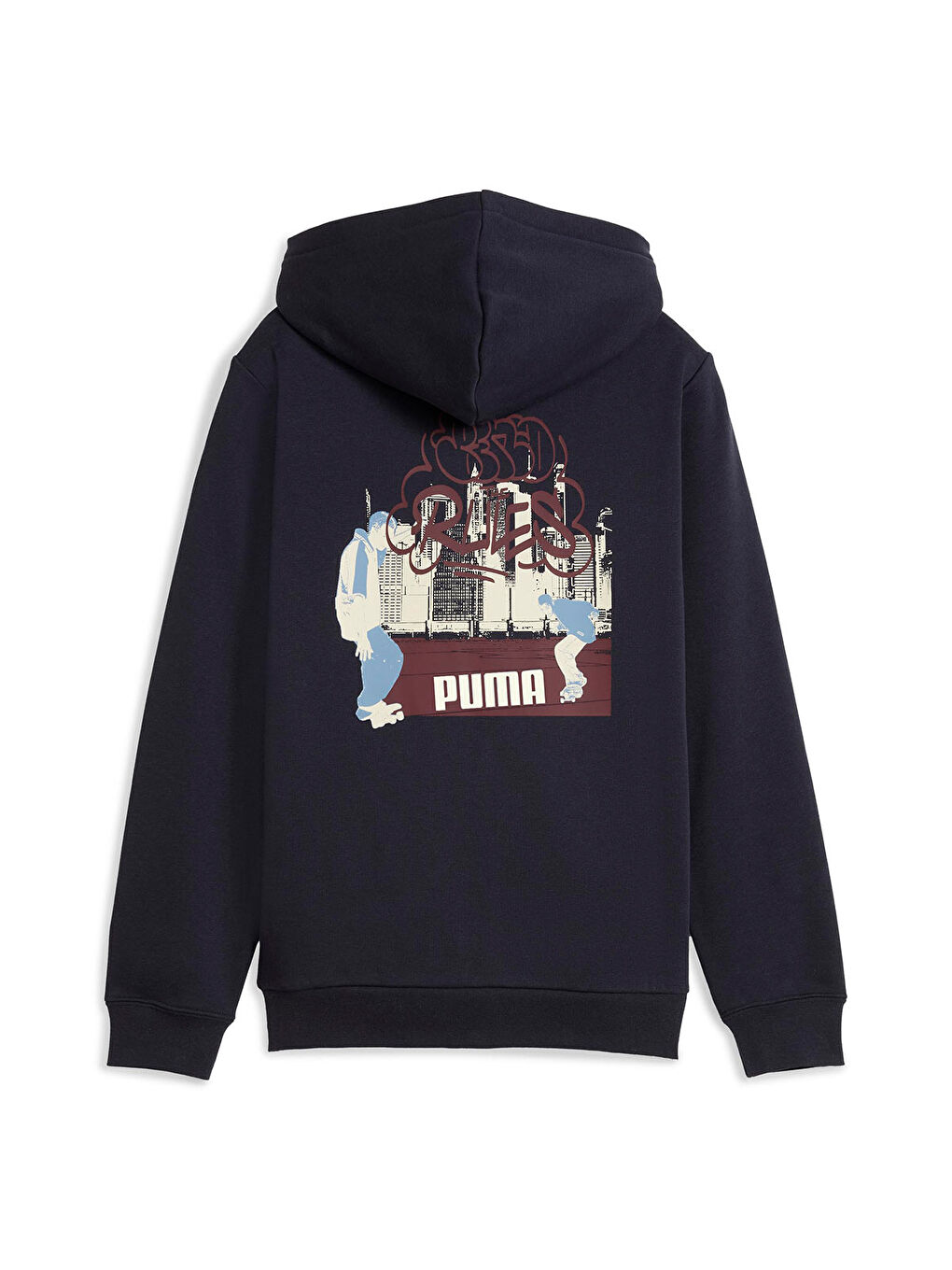 Mid 90s Full Zip Çocuk Lacivert Kapüşonlu Fermuarlı Sweatshirt-4
