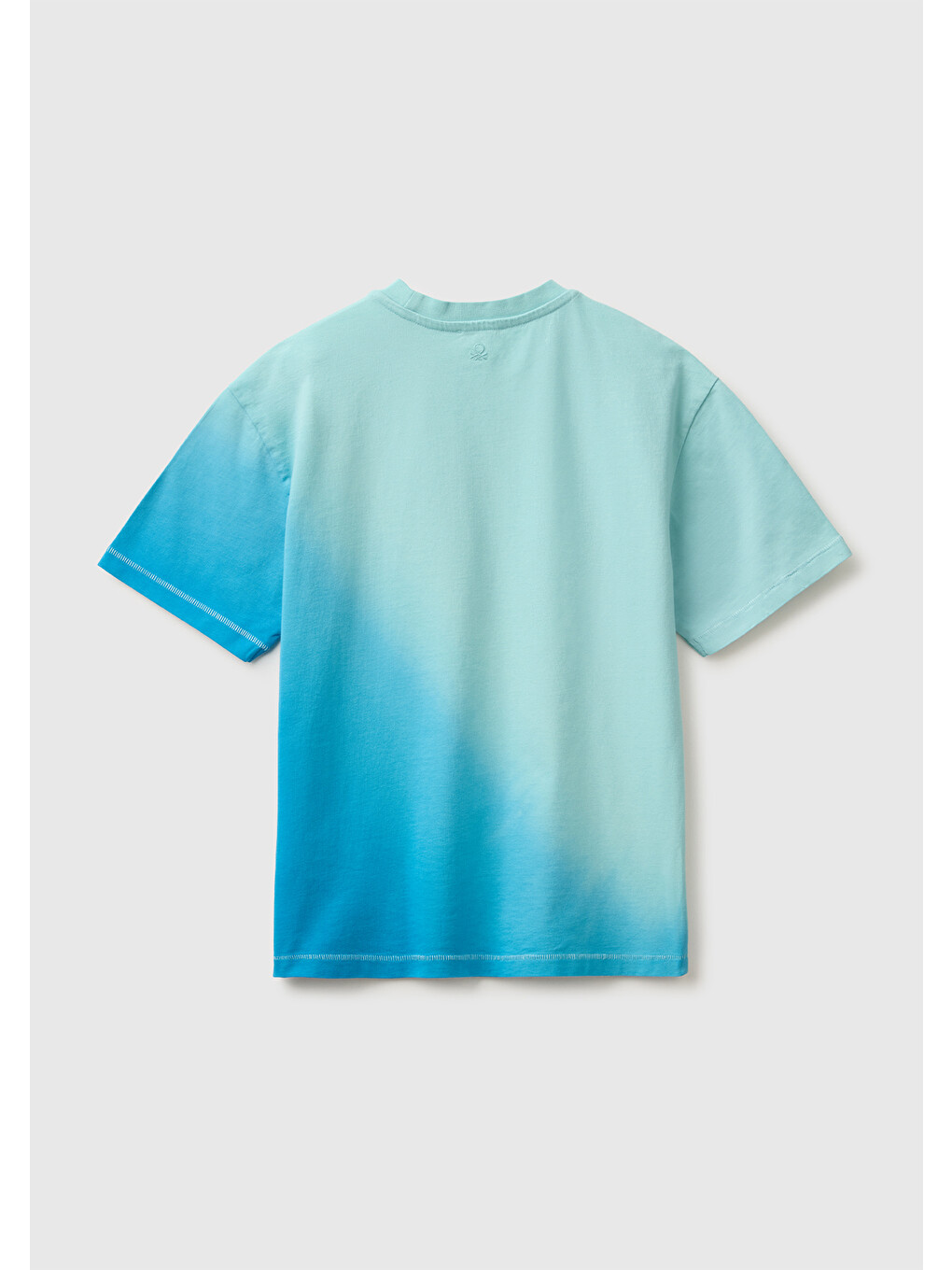 Erkek Çocuk Turkuaz Mix Çok Renkli Baskılı Bisiklet Yaka T-Shirt-1