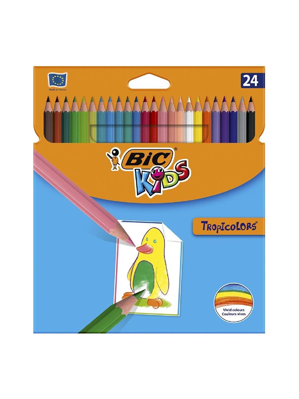 Bic Karışık Asorti Kids Kuru Boya 24 Lü +Pastel Boya 24 Lü+Keçeli Kalem 24 Lü - 3