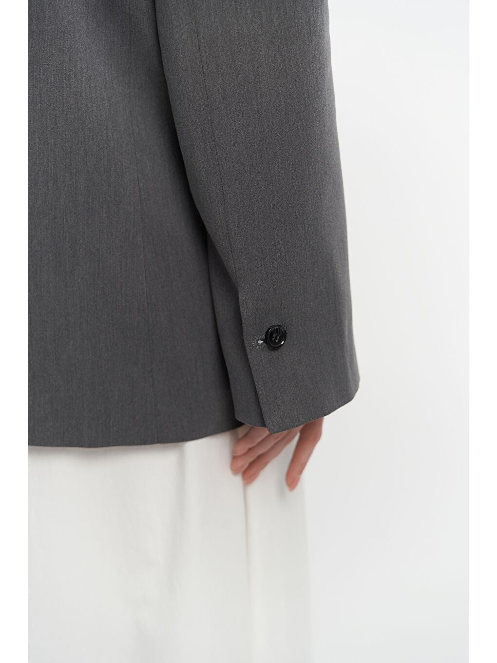 Volda Yaka Detay Antrasit Blazer-7