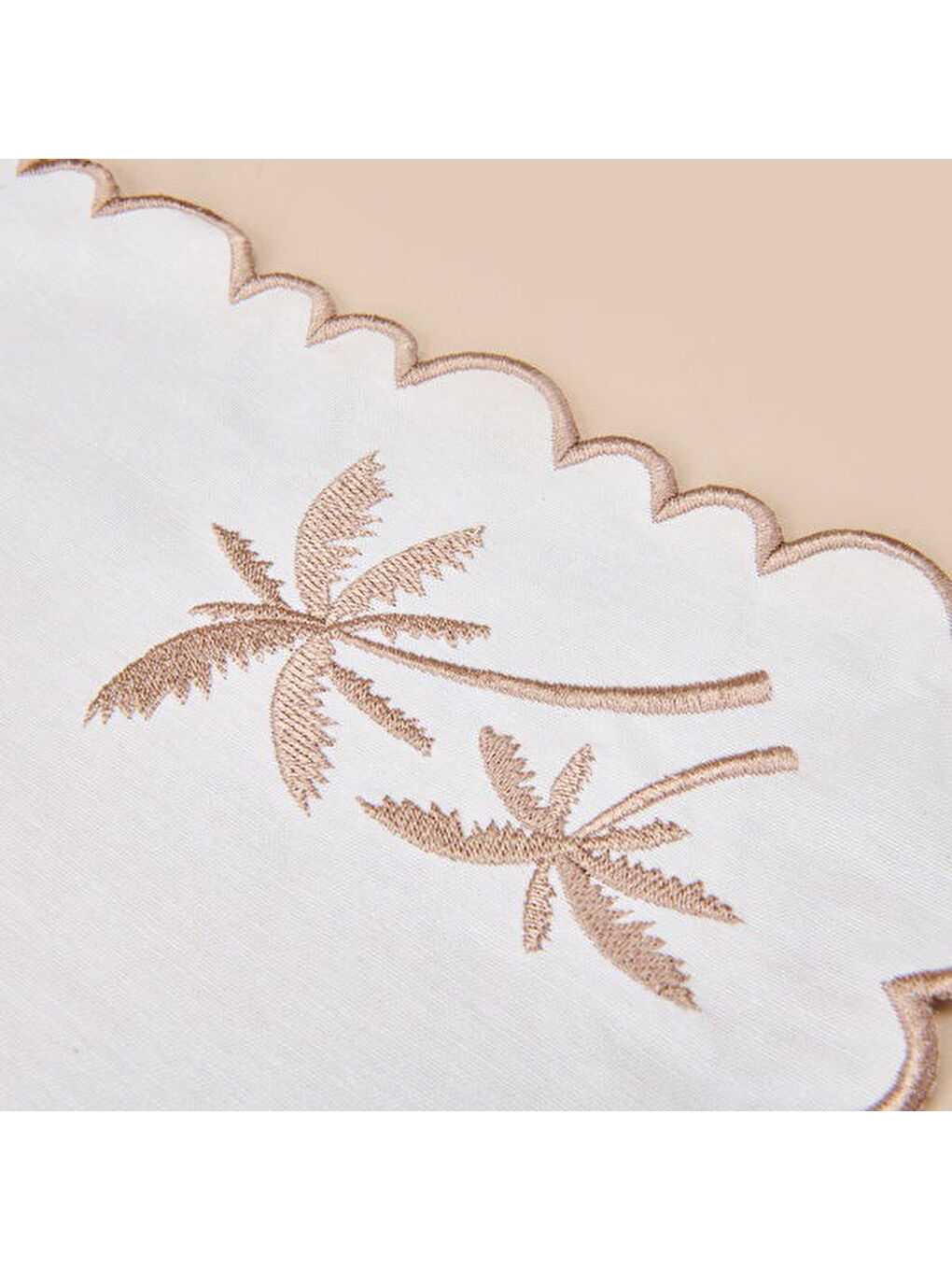 Soft Palm Amerikan Servis - Beyaz - 30x50 cm-2