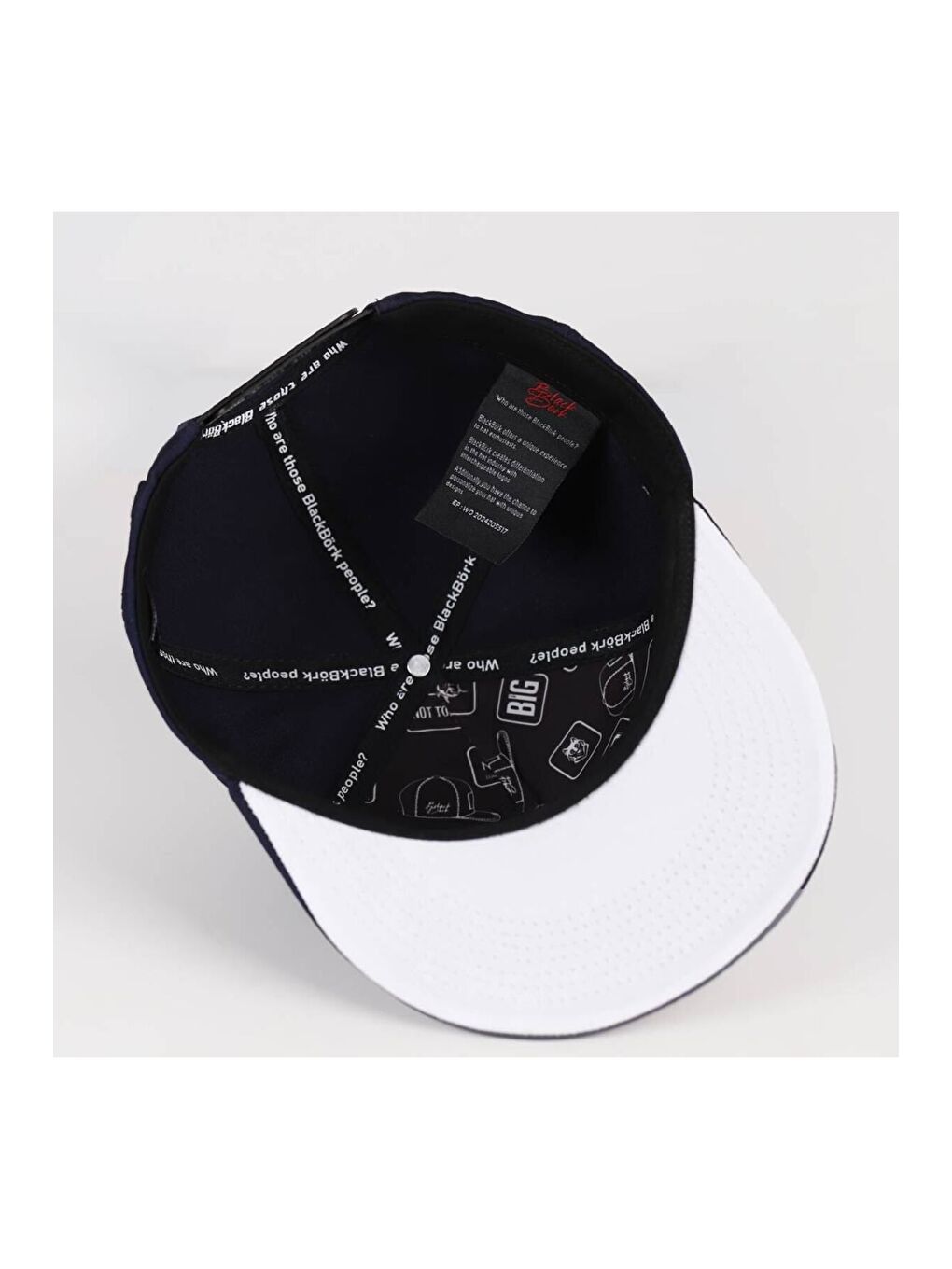 Storm Logolu Lacivert Hip Hop Şapka-4