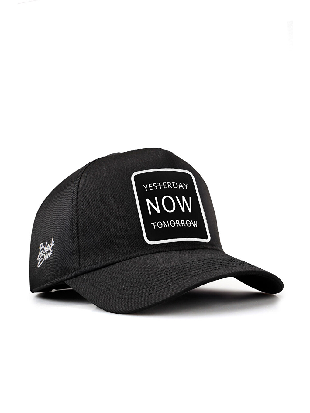 Yesterday Now Tomorrow Logolu Cordura Siyah Beyzbol Şapka