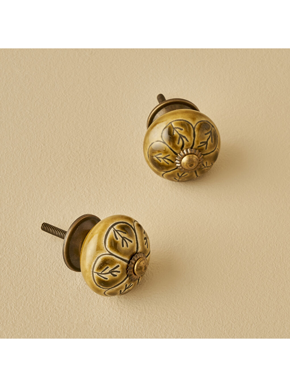 Sarı Viole Kulp 4'lü Hardal (6x3x3 cm)-2