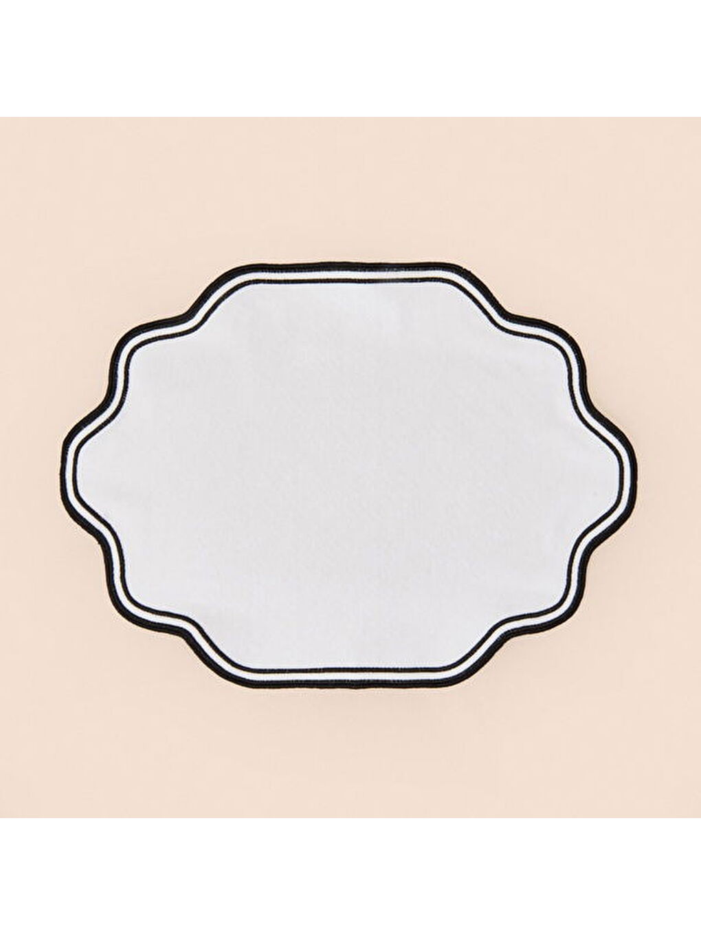 Soft Elegant Amerikan Servis - Beyaz - 30x50 cm-4