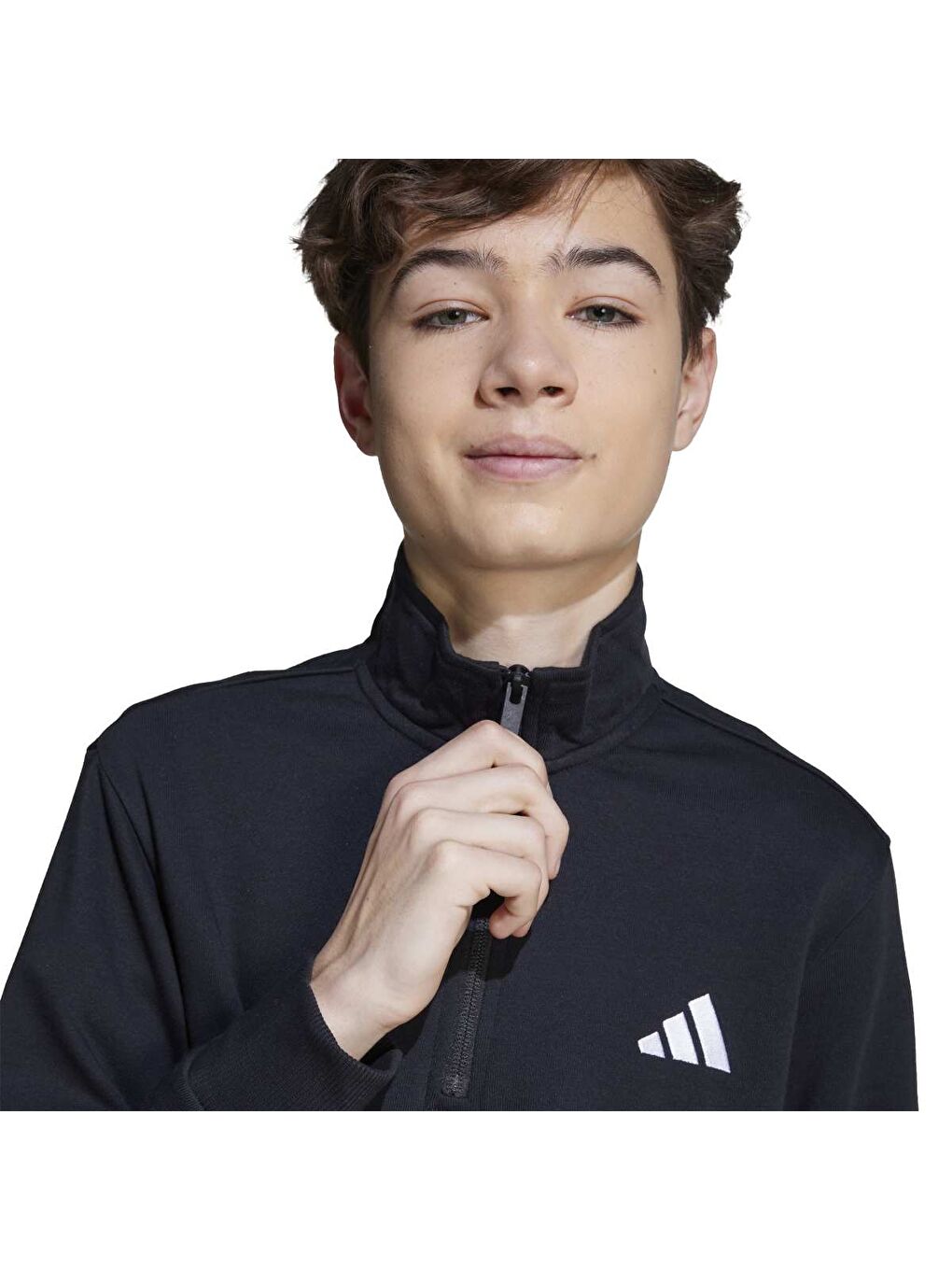 Sport Lifestyle 220 Çocuk Siyah Dik Yaka Sweatshirt-4