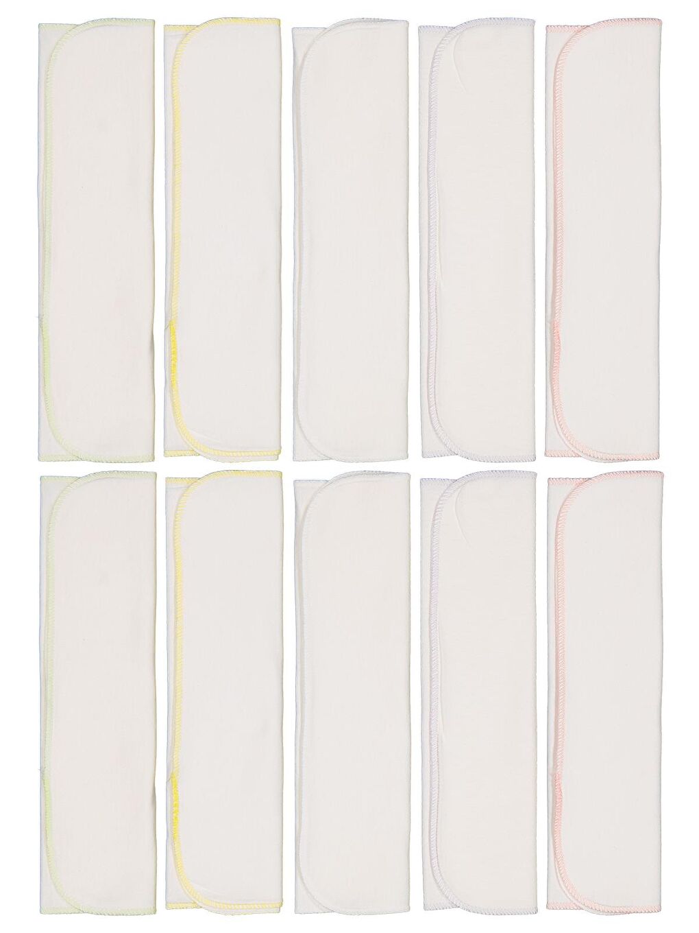 Penye 10lu 28*28 Ağız Mendili - Pembe Standart