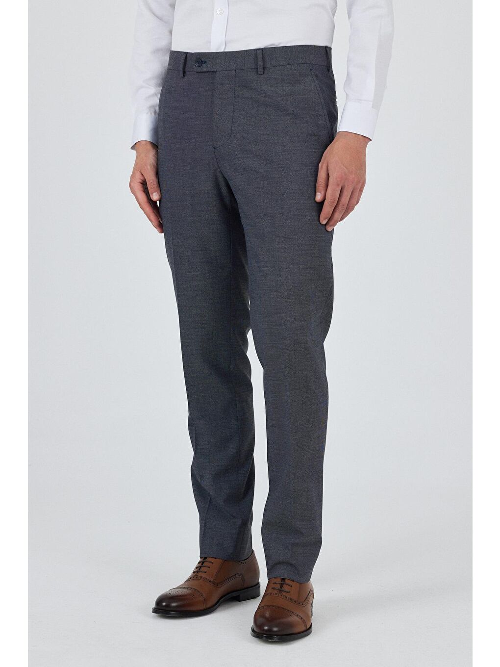 Lacivert Esnek Yandan Cepli Comfort Fit Classic Pantolon 1003250151-2