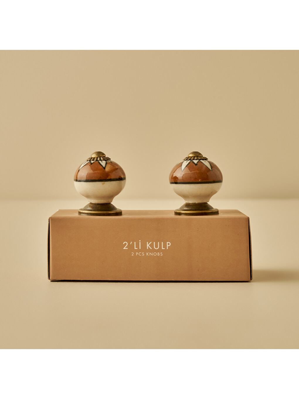 Kahverengi Emery Kulp 4'lü Kiremit (6,5x3x3 cm)-3