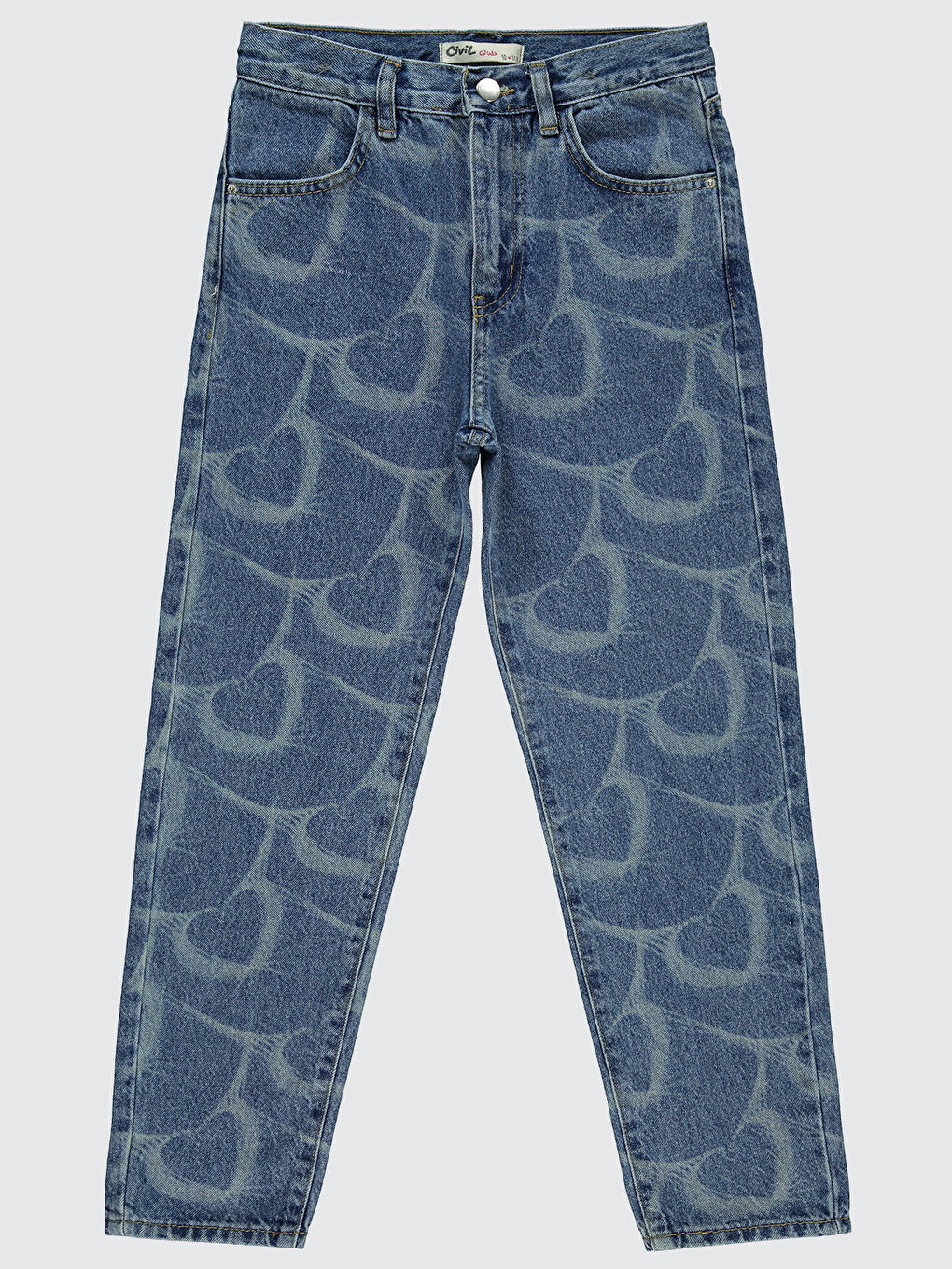 Girls Kız Çocuk Pantolon 10-13 Yaş Açık Mavi