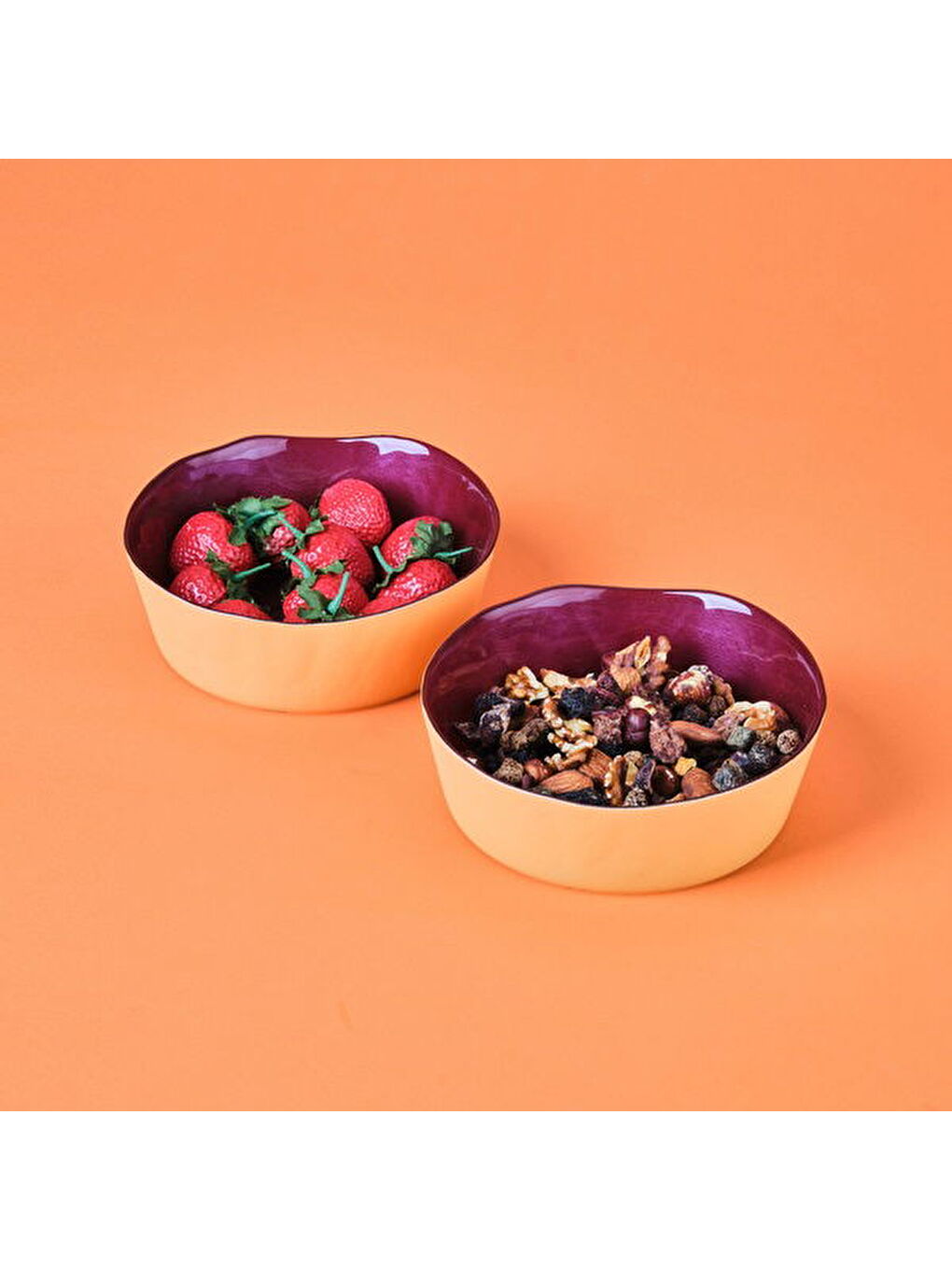 Renksiz Kitchen Jota 2'li Dik Kase - Renkli - 16 cm-2