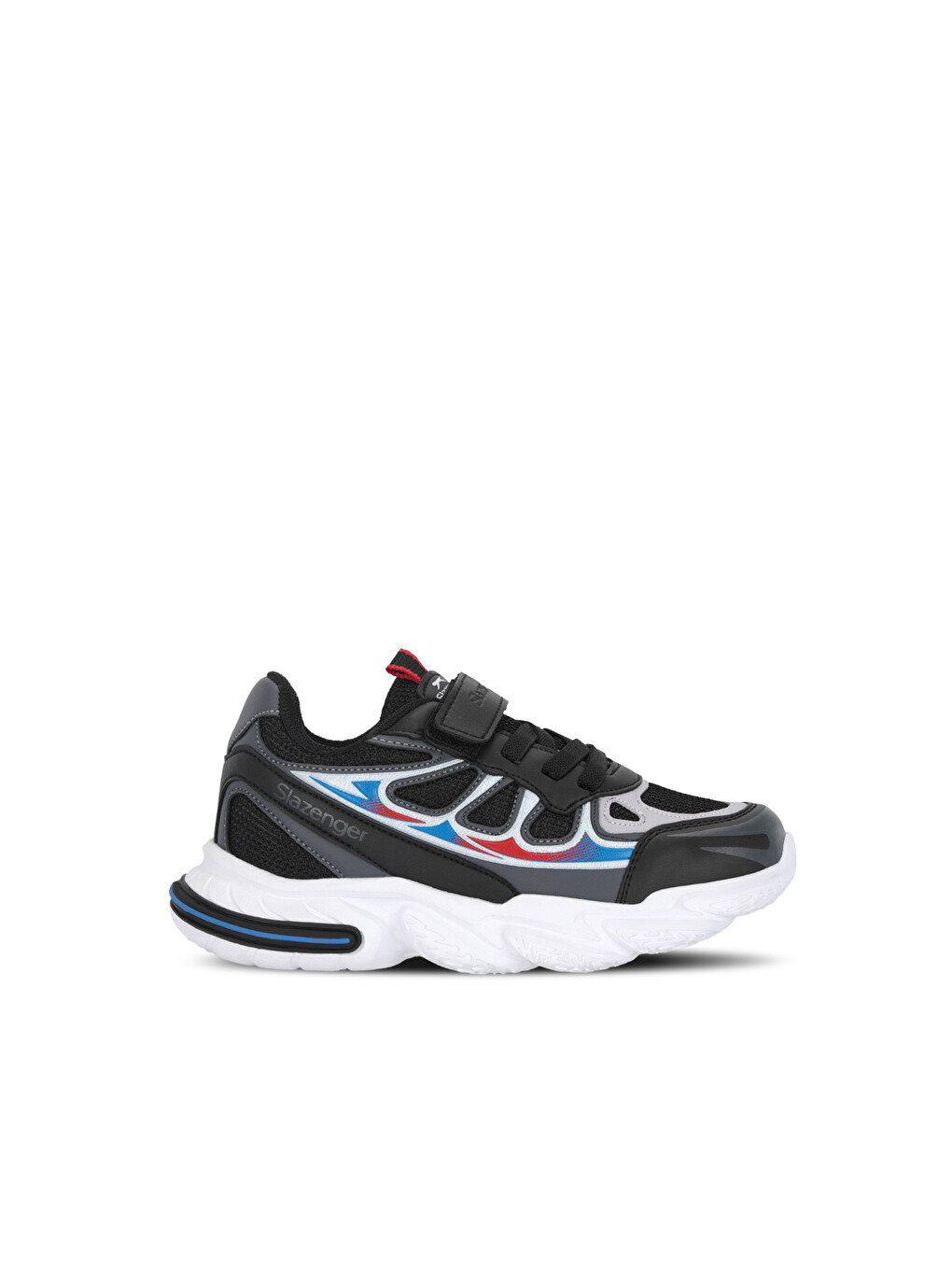 KAFKA F Unisex Çocuk Cırt Cırtlı Siyah / Gri Günlük Spor Ayakkabısı