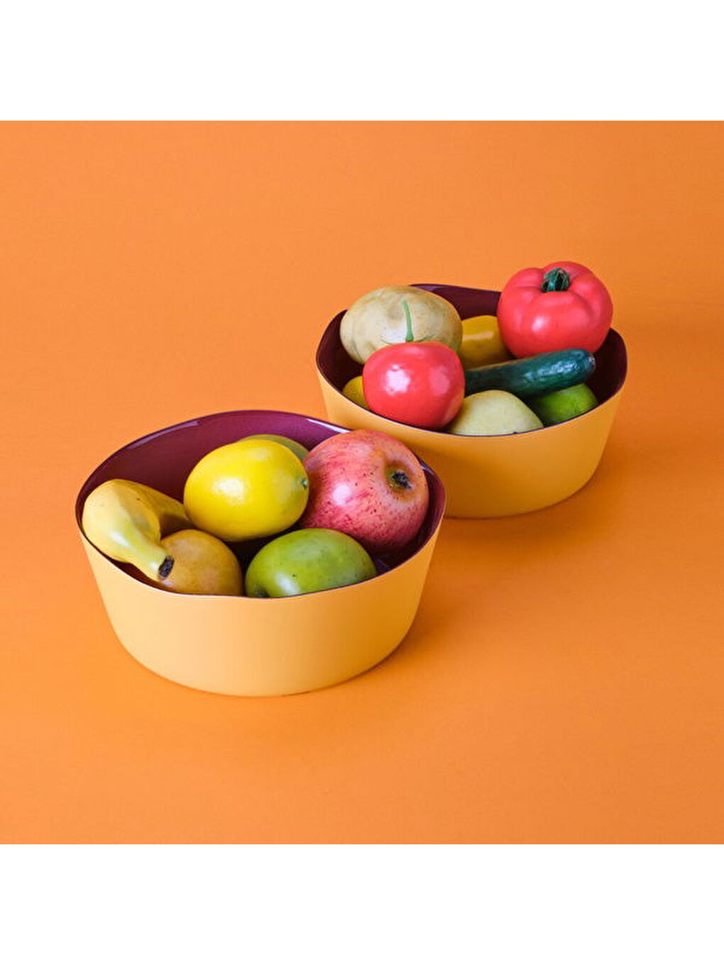 Renksiz Kitchen Jota 2'li Dik Kase - Renkli - 21 cm-2