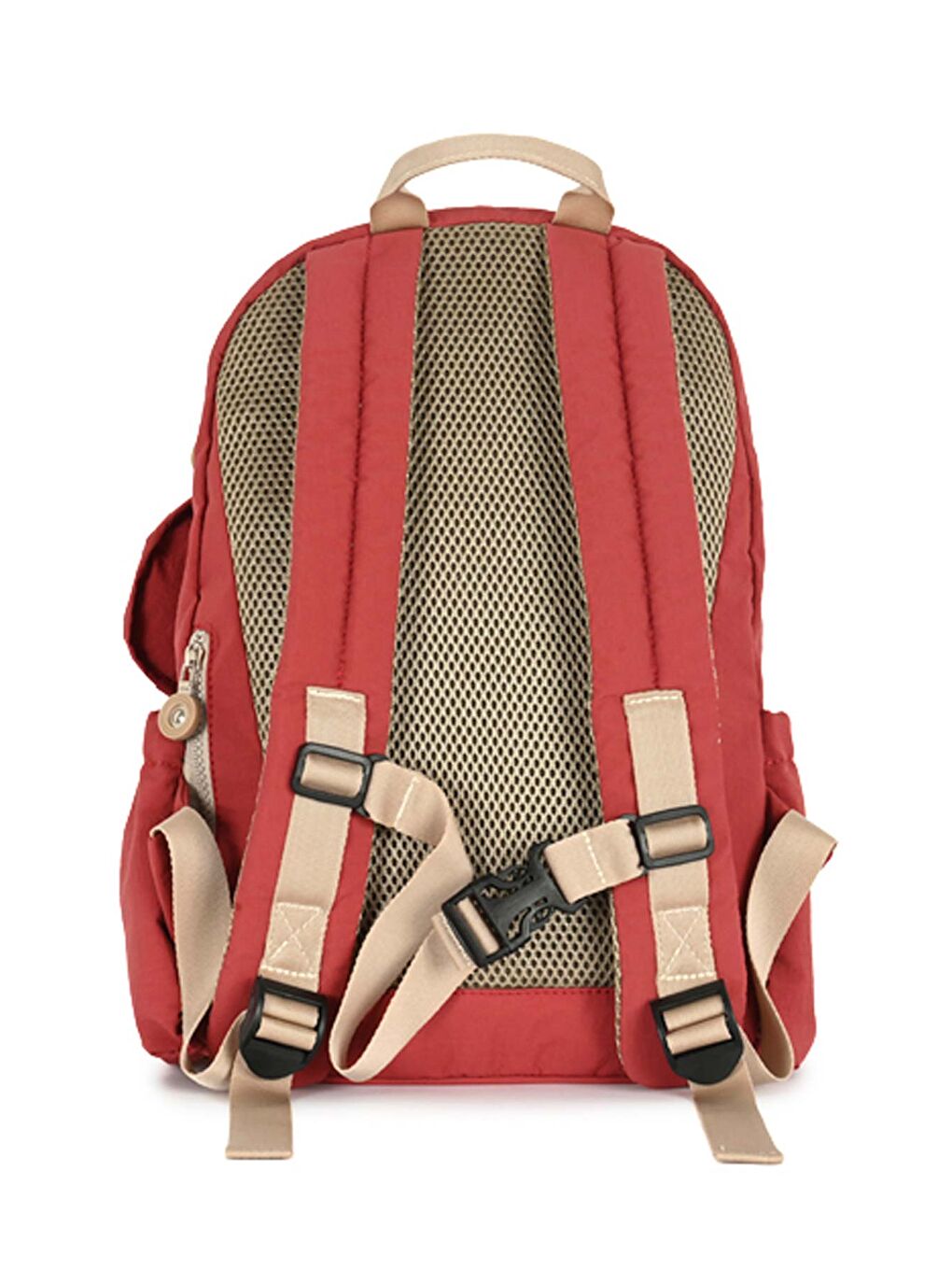 Kırmızı KRKL BASIC BZKLU SRT 5PR Nar Çiçeği Kadın Sırt Çantası-2