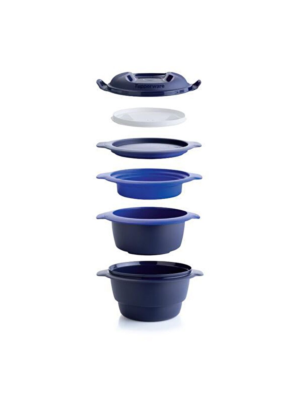 Tupperware Lacivert Mikro Kompakt Mikrodalga Pişime ve Saklama Kabı 3L - 5