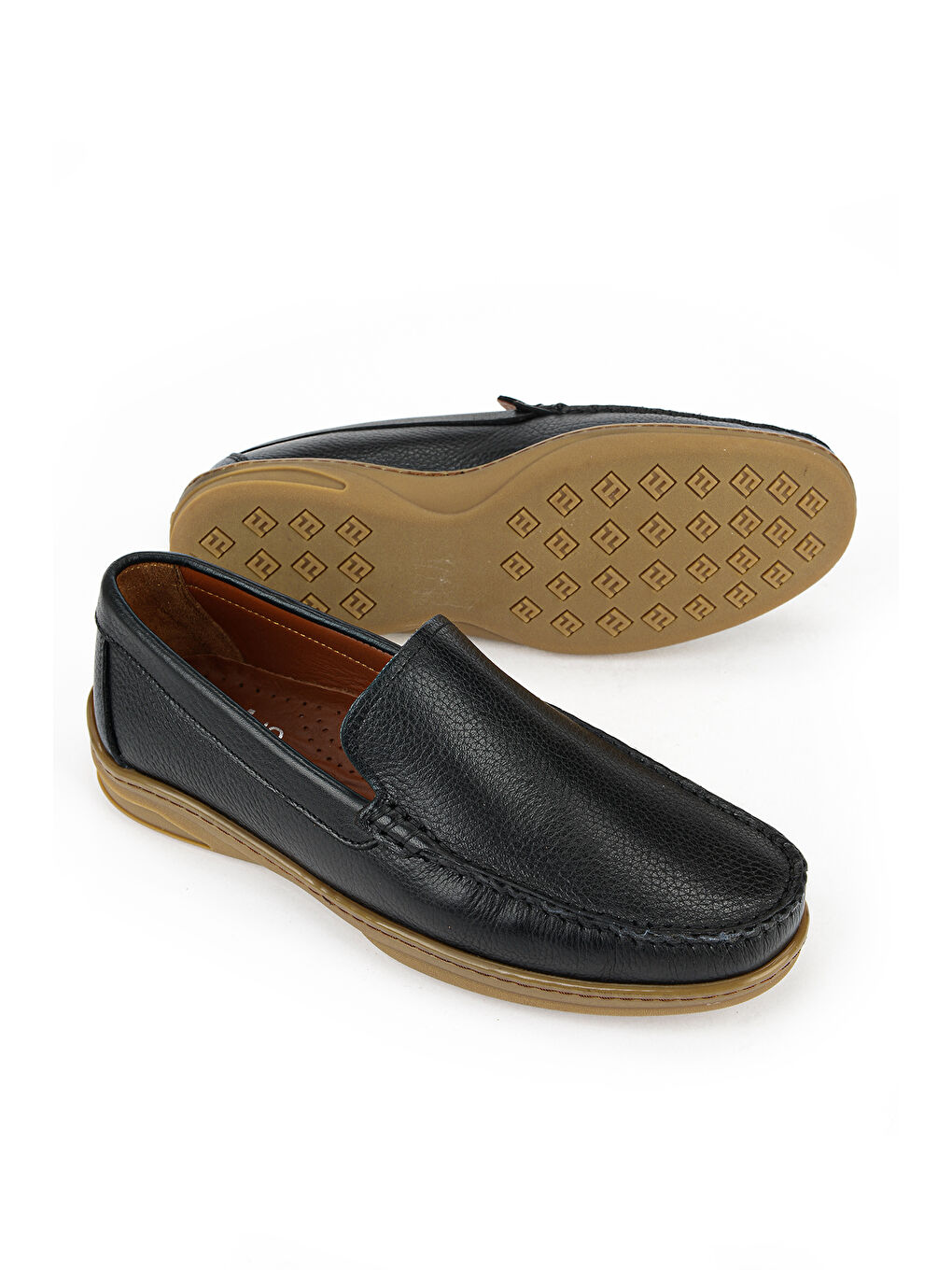 Erkek Hakiki Deri Günlük Ayakkabı 1611064Z213 Siyah-3