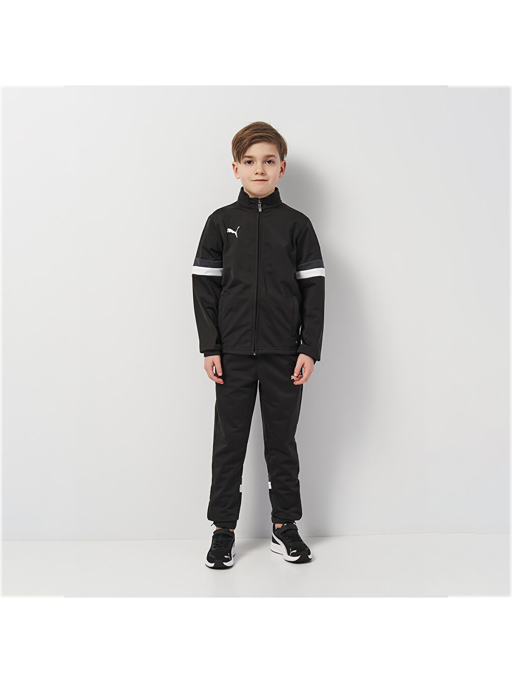 Team Rise Çocuk Siyah Dik Yaka Eşofman Takımı