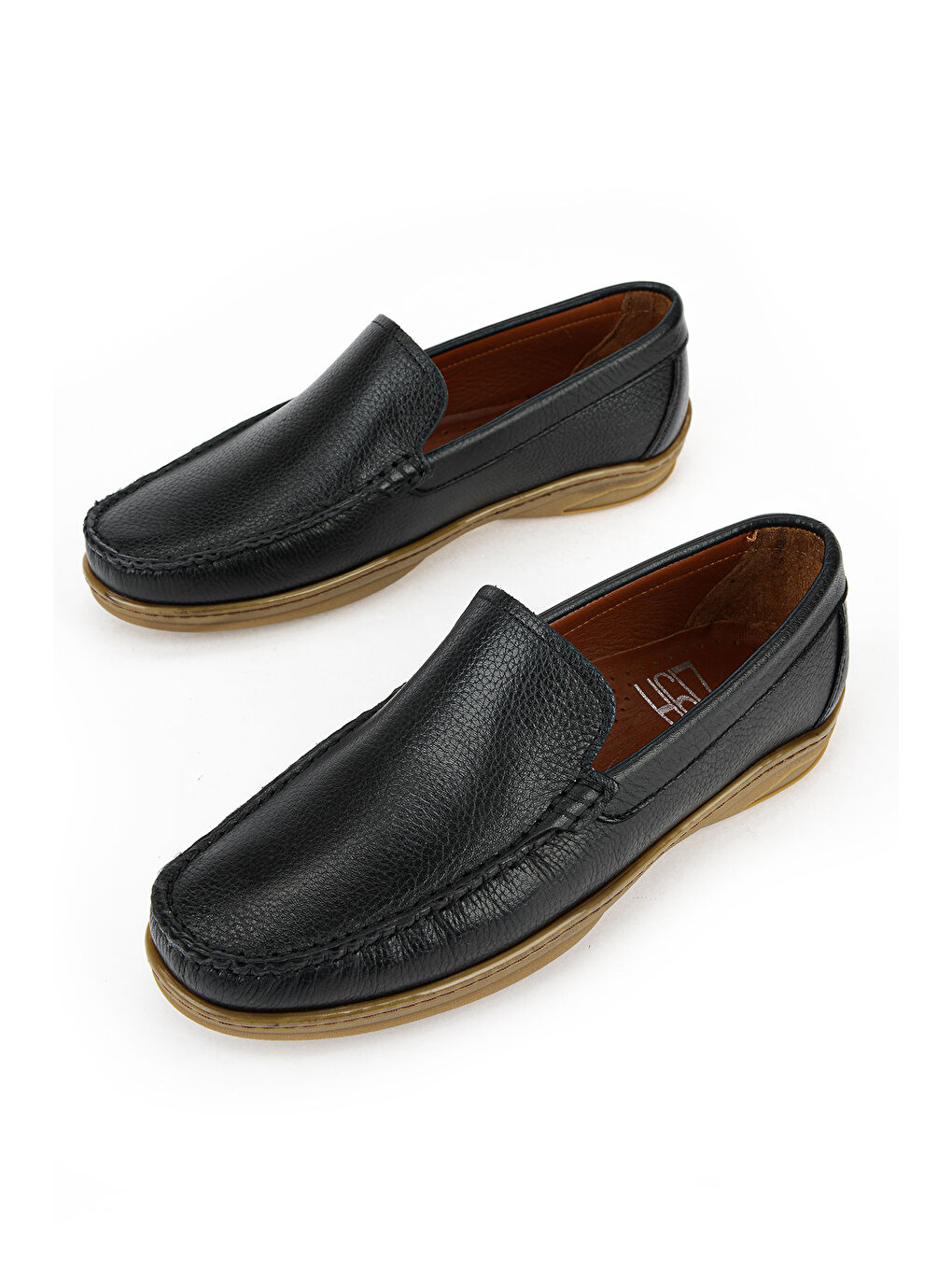 Erkek Hakiki Deri Günlük Ayakkabı 1611064Z213 Siyah-4