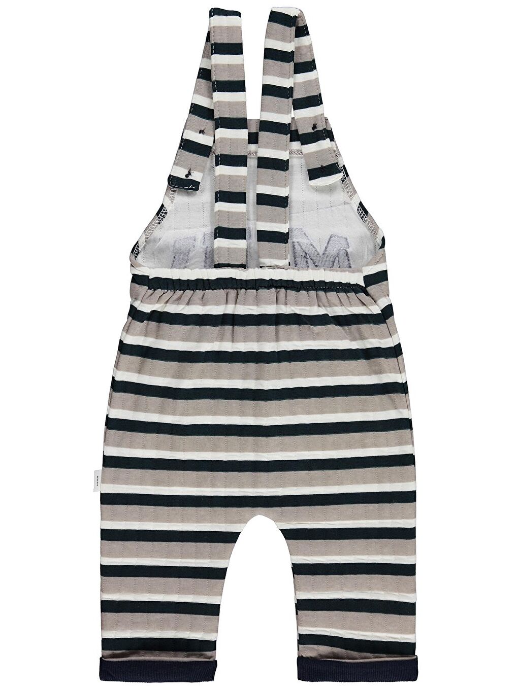 Kahverengi Baby Mini Crew Nakışlı 6-18 Ay Slopet - Bej-1
