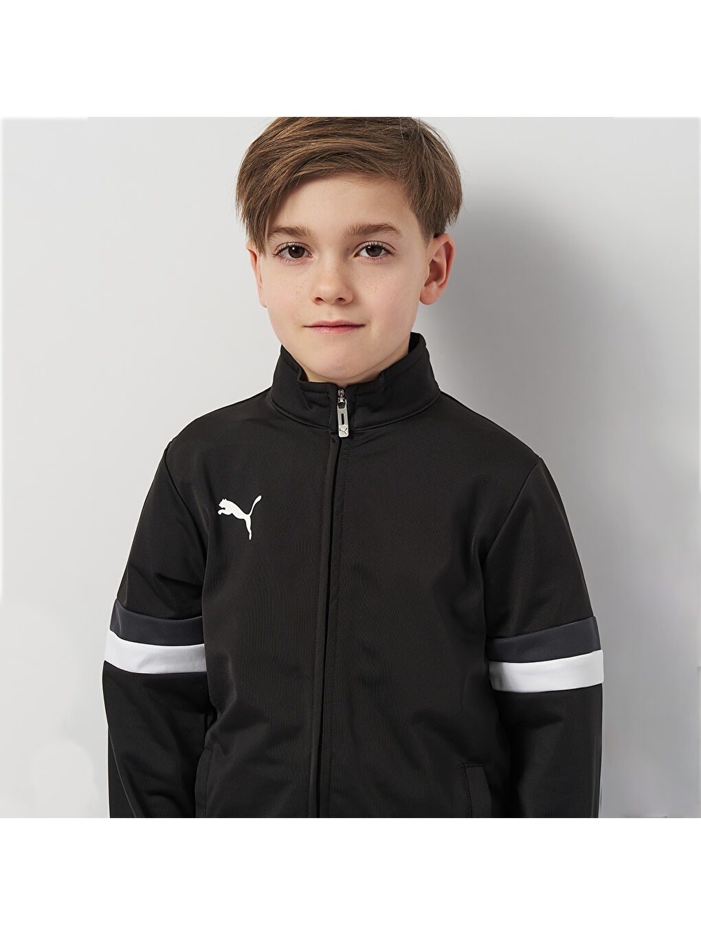 Team Rise Çocuk Siyah Dik Yaka Eşofman Takımı-2