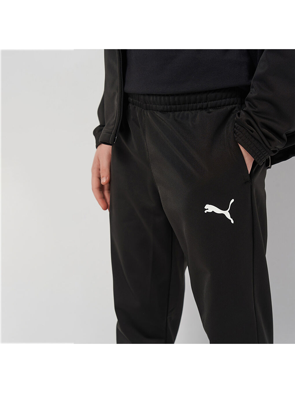 Team Rise Çocuk Siyah Dik Yaka Eşofman Takımı-3