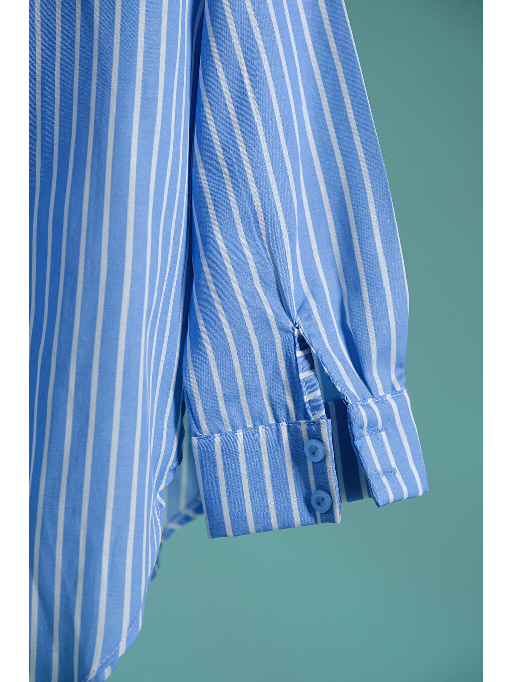 Turkuaz Gömlekli Crop Bodyli İkili Takım Gt.4011-4