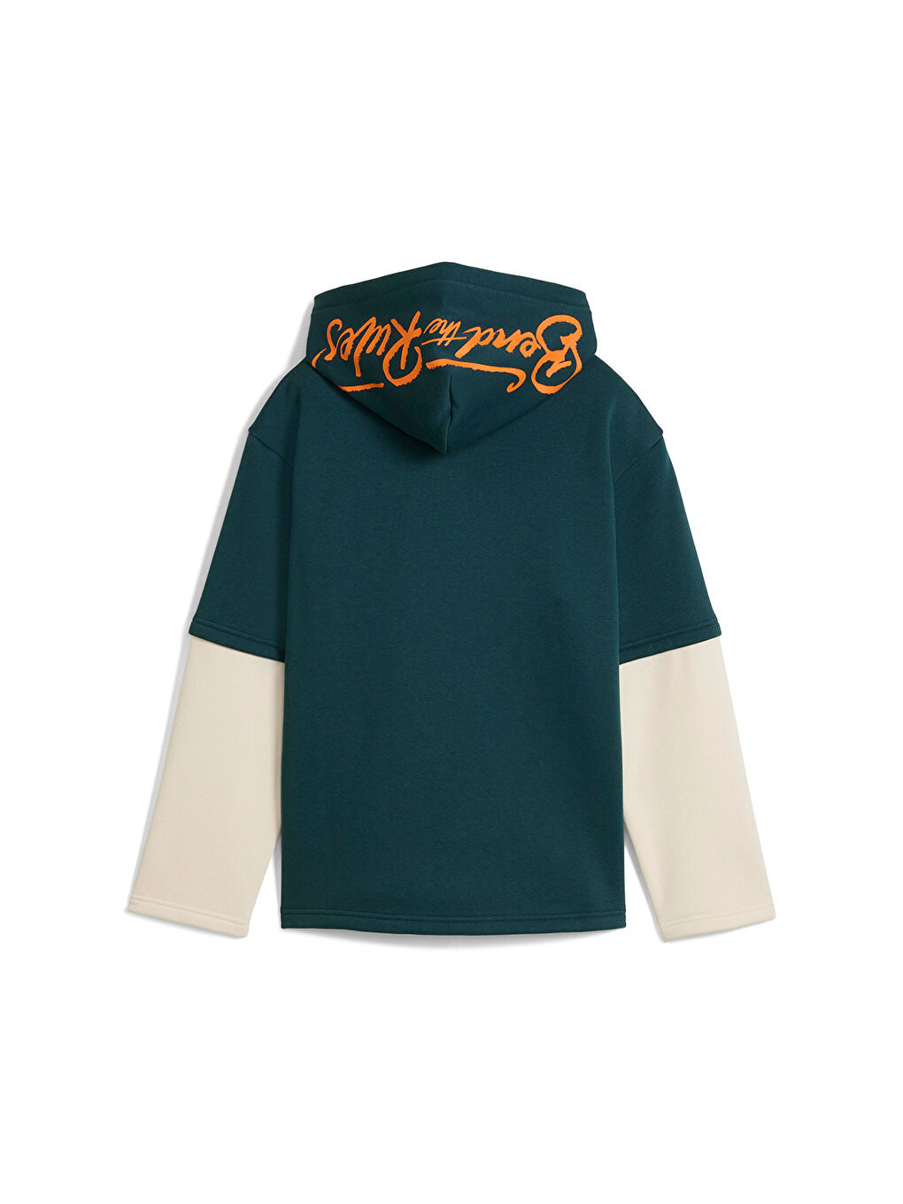 Mid 90s Layered Çocuk Yeşil Kapüşonlu Sweatshirt-4