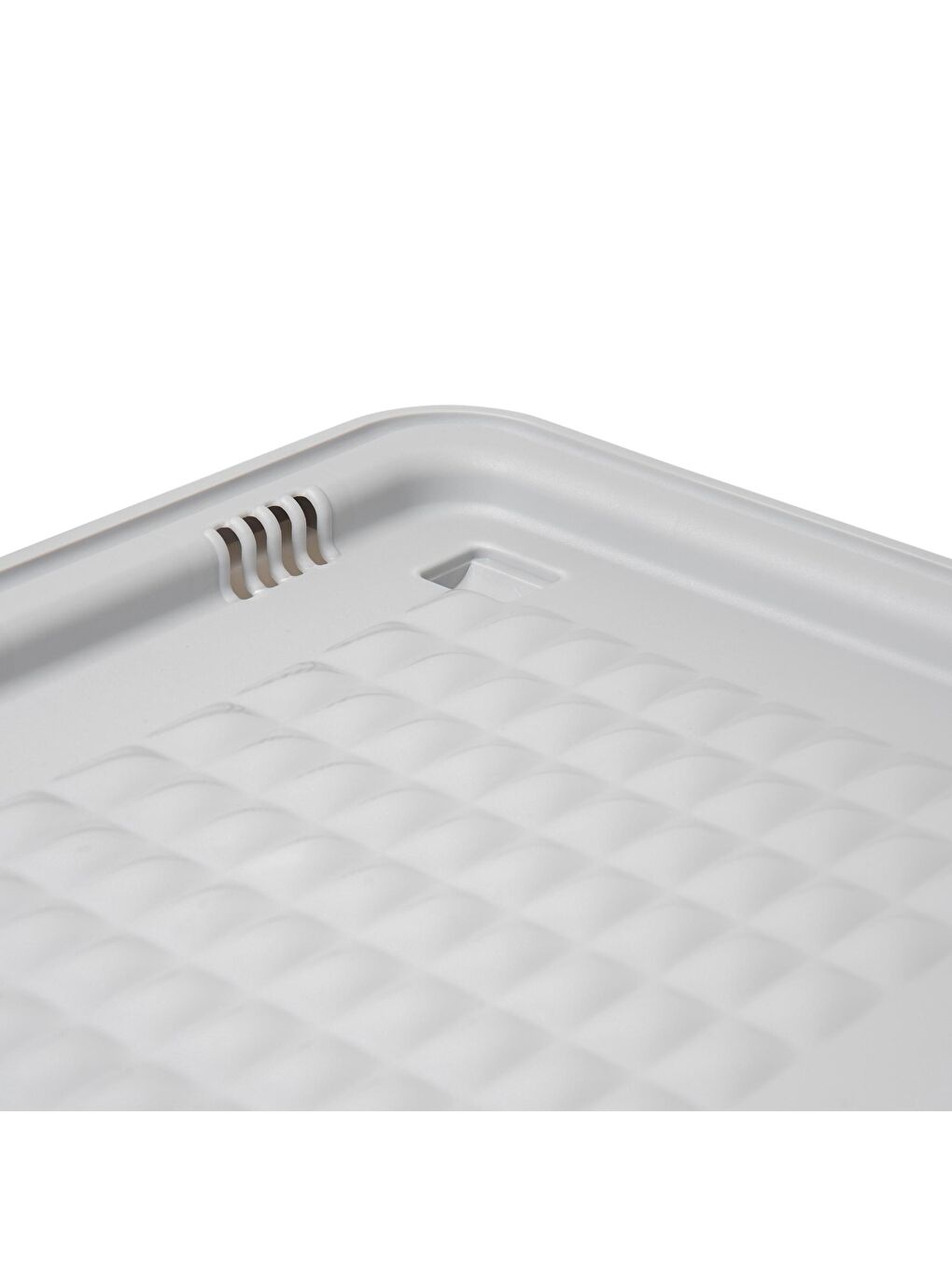 Gri Motek 12 Litre Bambu Desen Tekerlekli Tekli Organizer + Temizlik Seti-4