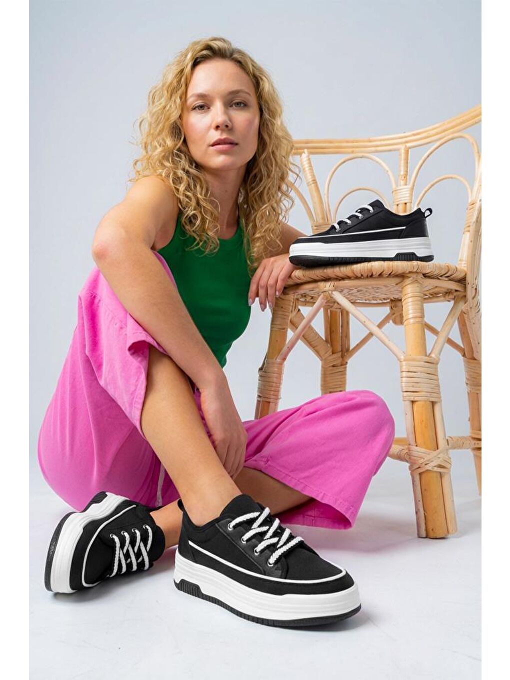 Siyah DS Opal Sneaker 2025 Kadın-7