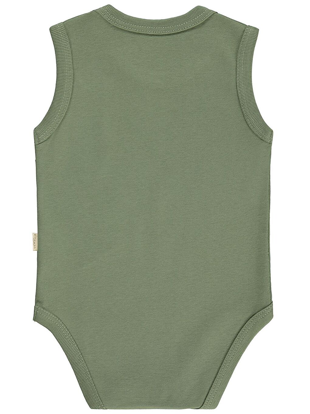 Baby Ayıcık Empirmeli 3 Lü 0-36 Ay Çıtçıtlı Badi - Bej 6-9 Ay-7