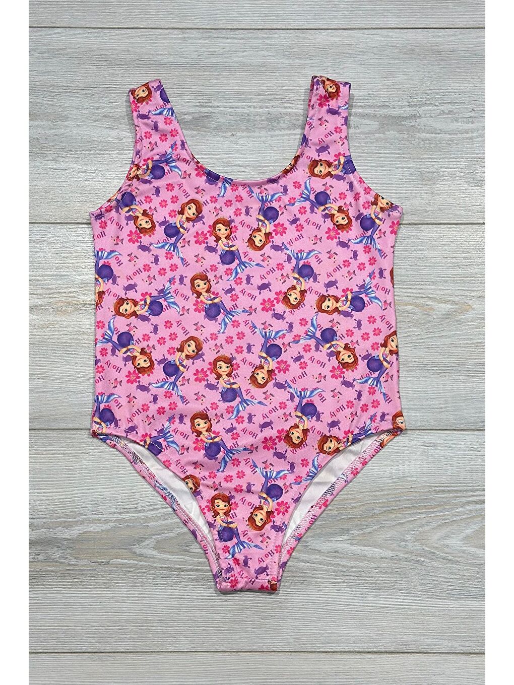 Pembe Trend Kız Çocuk Deniz Havuz Mayo