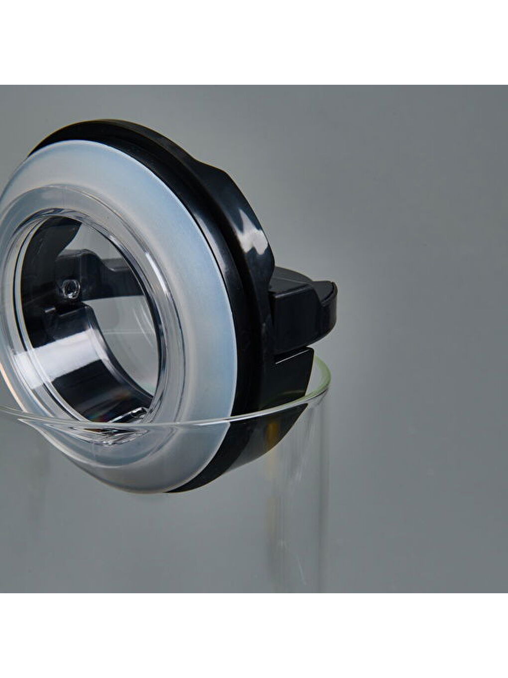 Vakumlu Cam Kavanoz - Şeffaf / Siyah - 600 ml-3