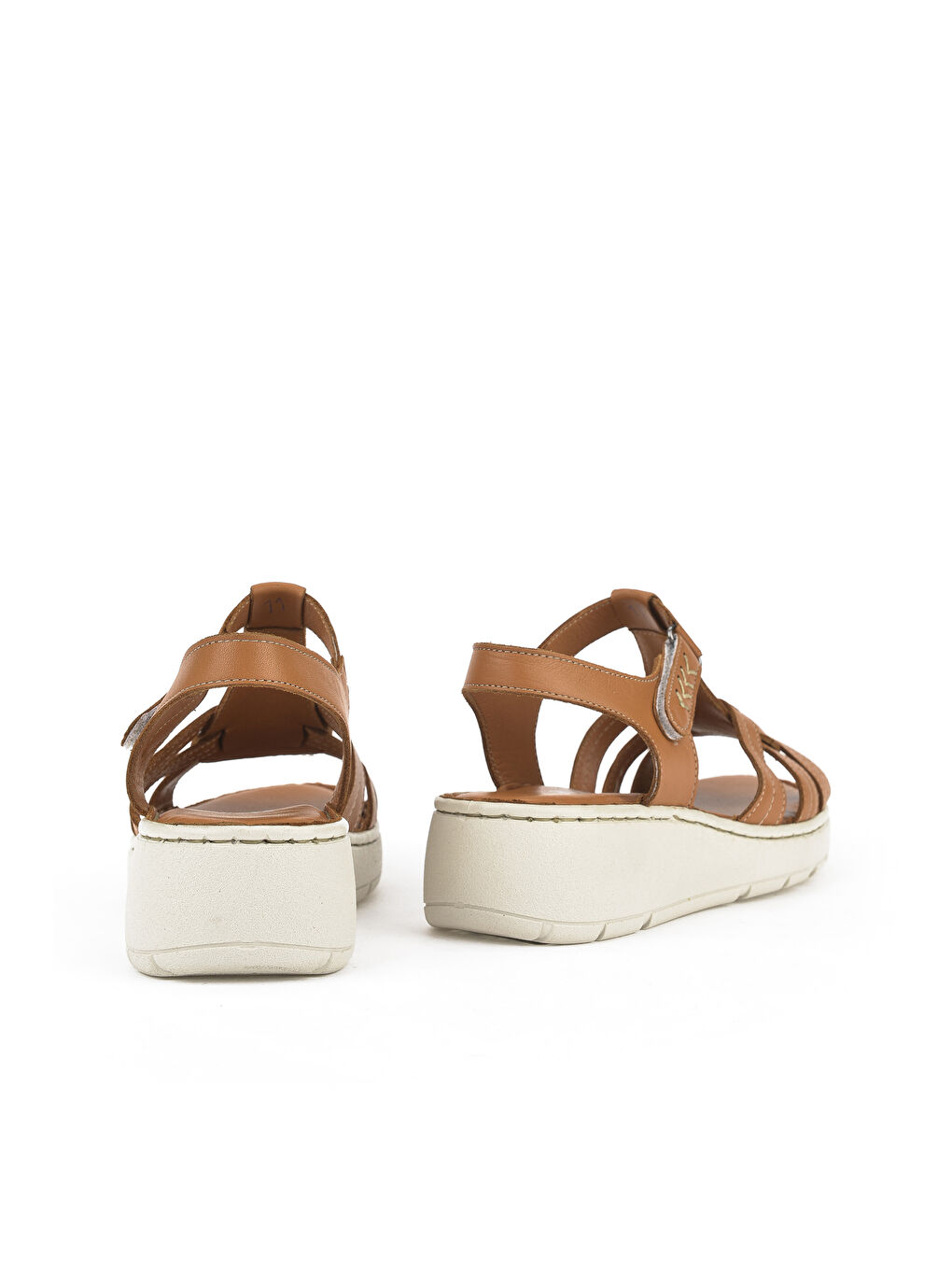 Kahverengi Kadın Hakiki Deri Sandalet 1511048Z501 Taba-2