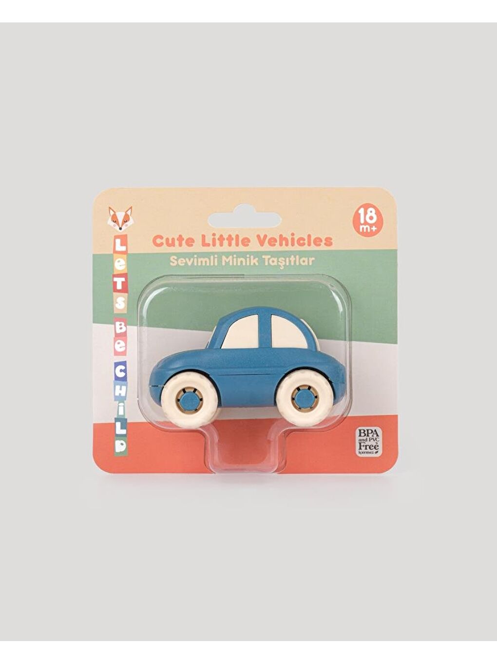 Sevimli Minik Taşıtlar Araba-Mavi-2