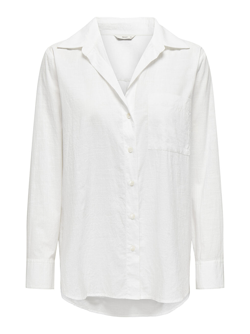 Ekru Onlsalina Pamuklu Regular Fit Klasik Yaka Tek Cepli Gömlek 15335255-5