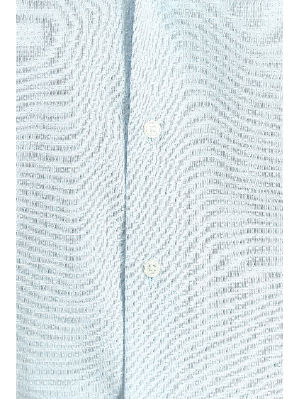 Mavi Kısa Kol Regular Fit Desenli Pamuklu Gömlek-4