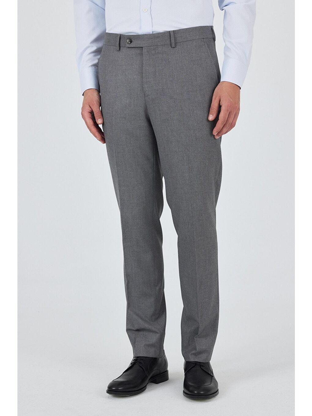 Gri Esnek Yandan Cepli Comfort Fit Classic Pantolon 1003250154