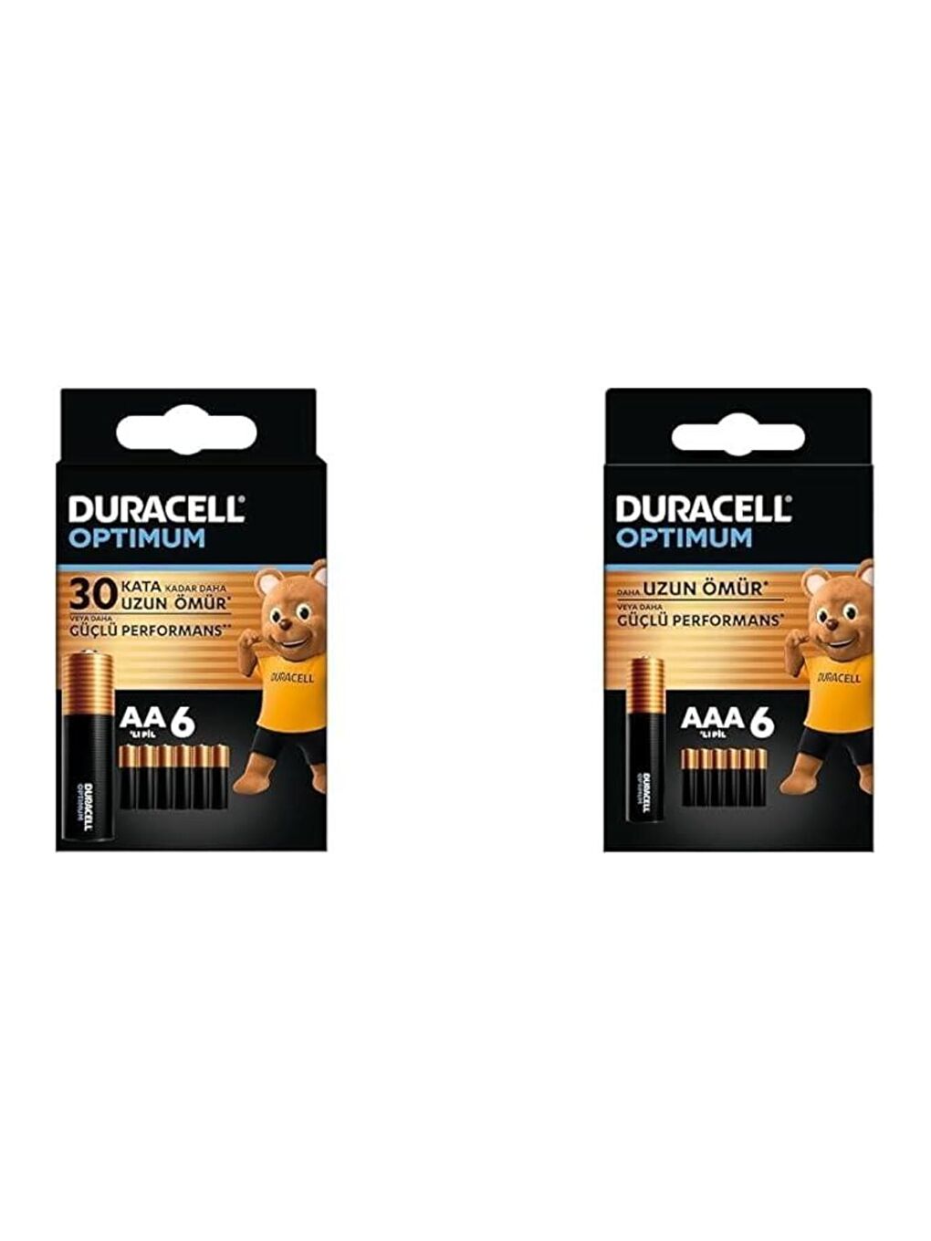Optimum AA Alkalin Kalem Pil 1 5 V 6 lı Paket    Optimum AAA Alkalin Kalem Pil 1 5 V 6 lı Paket